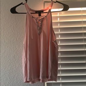 Forever 21 lace up tank (size S)